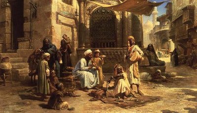 Der Schlangenbeschwörer von Paul Dominique Philippoteaux
