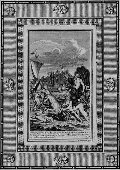 Neptun provoziert, die Griechen zu sehen von Paul Fourdrinier