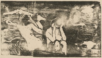An den schwarzen Felsen von Paul Gauguin