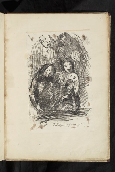 Avant et après - Fragment der Geburt Christi von Paul Gauguin