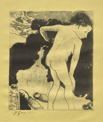 Bretonische Badende von Paul Gauguin