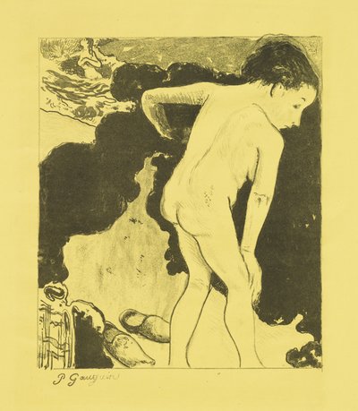 Bretonische Badende von Paul Gauguin