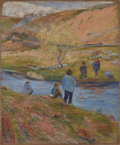 Bretonische Fischer, 1888 von Paul Gauguin