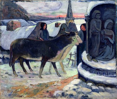Weihnachtsnacht, um 1902-3 von Paul Gauguin