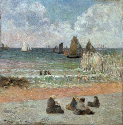 Küste bei Dieppe von Paul Gauguin
