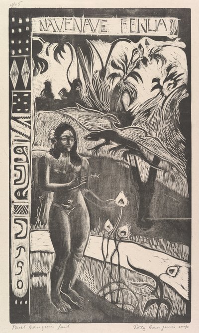 Wunderbares Land, 1893-94 von Paul Gauguin