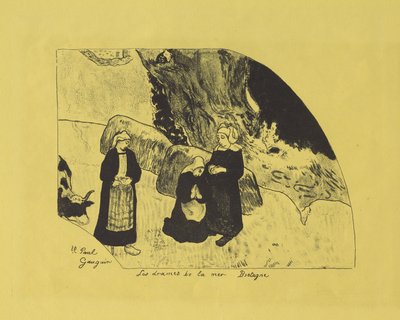 Dramen des Meeres: Bretagne, 1889 von Paul Gauguin