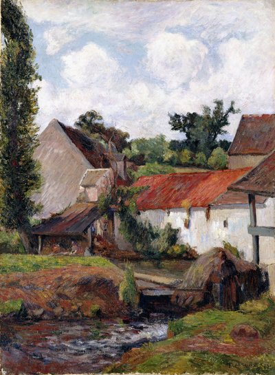Bauernhof in Osny, 1883 von Paul Gauguin