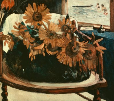 Sonnenblumen im Sessel I von Paul Gauguin