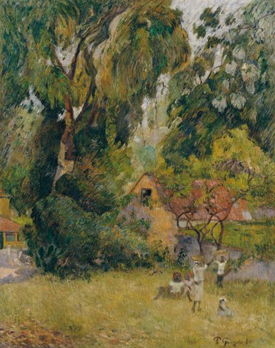 Hütten unter den Bäumen von Paul Gauguin