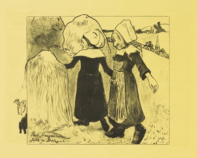 Freuden der Bretagne, 1889 von Paul Gauguin