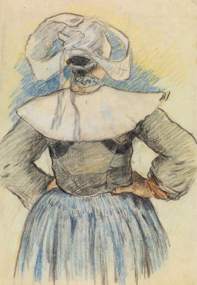 Die Bretonin, Pont-Aven von Paul Gauguin