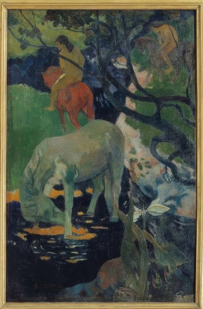 Das weiße Pferd von Paul Gauguin