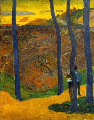 Die blauen Bäume von Paul Gauguin