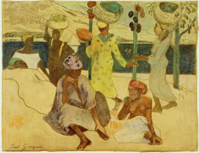 Die Zikaden und die Ameisen von Paul Gauguin