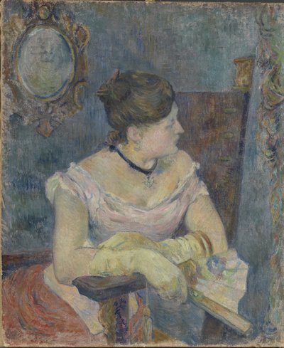 Madame Mette Gauguin im Abendkleid, 1884 von Paul Gauguin