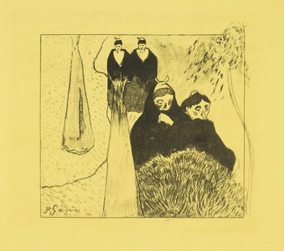 Alte Frauen von Arles, 1889 von Paul Gauguin