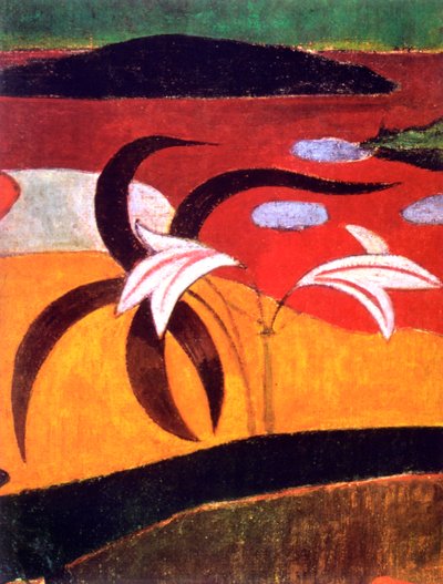 Pastorales Tahitiennes (Detail) von Paul Gauguin