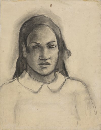 Porträt von Tehamana, 1891-93 von Paul Gauguin