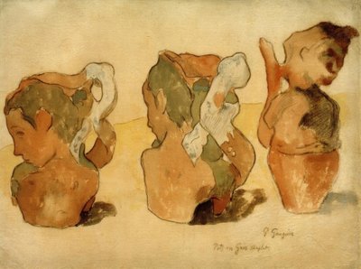Steingut-Töpfe von Paul Gauguin