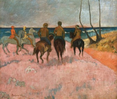 Reiter am Strand von Paul Gauguin