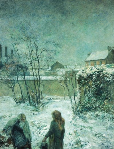 Schnee, Carcel Road, 1883 von Paul Gauguin