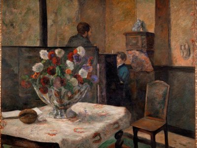 Stillleben mit Blumen von Paul Gauguin