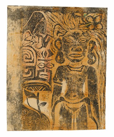 Tahitische Göttin Hina von Paul Gauguin
