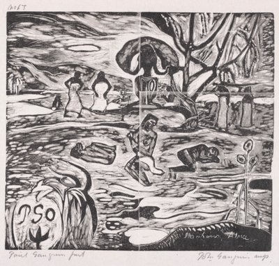 Tahitianische Serie: Opfergaben an einen Gott von Paul Gauguin