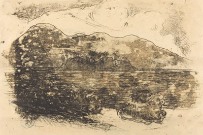 Tahitianische Küste [recto], ca. 1900 von Paul Gauguin