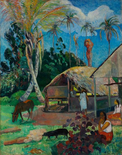 Die schwarzen Schweine von Paul Gauguin