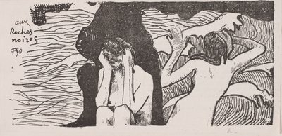 Die schwarzen Felsen von Paul Gauguin