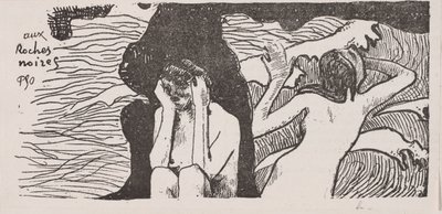 Die schwarzen Felsen von Paul Gauguin