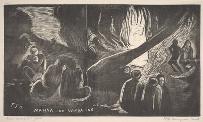 Der Teufel spricht, 1893-94 von Paul Gauguin