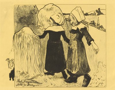 Die Freuden der Bretagne von Paul Gauguin