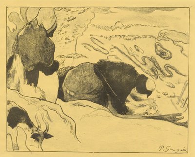 Die Wäscherinnen von Paul Gauguin