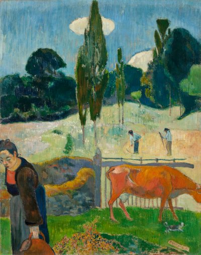 Die rote Kuh, 1889 von Paul Gauguin