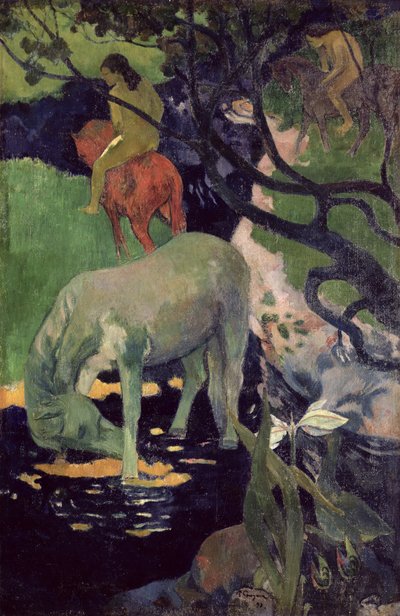 Das weiße Pferd, 1898 von Paul Gauguin