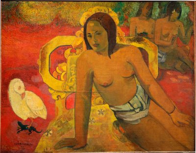 Vairumati - Frau der Marquesas-Inseln von Paul Gauguin