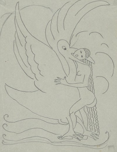 Leda und der Schwan von Paul Gaulois