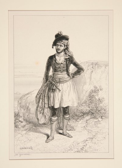 (Spanischer Schmuggler) von Paul Gavarni