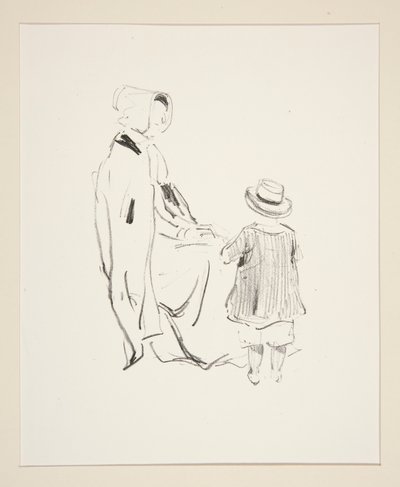 (Die Mutter und das Kind) von Paul Gavarni