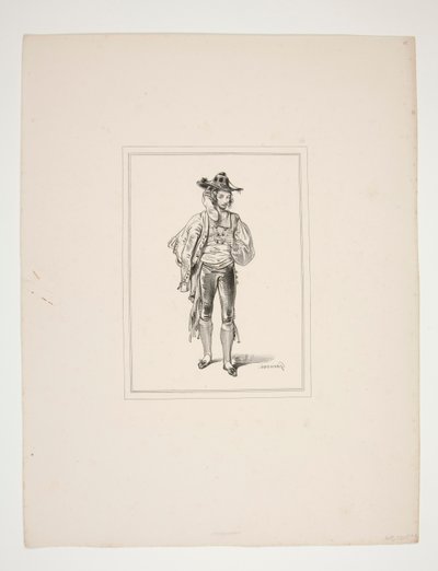 Aragonais. Stoffjacke. von Paul Gavarni