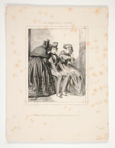 Maskenball von Paul Gavarni