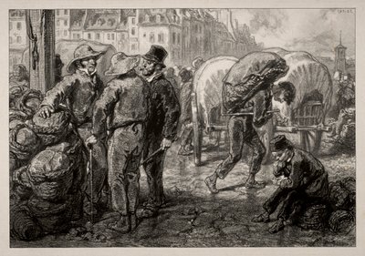 Lastenträger von Paul Gavarni