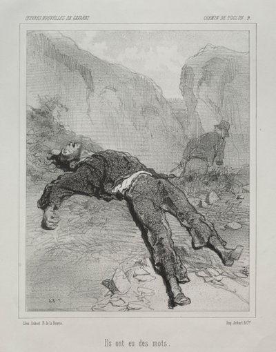 Chemin de Toulon von Paul Gavarni