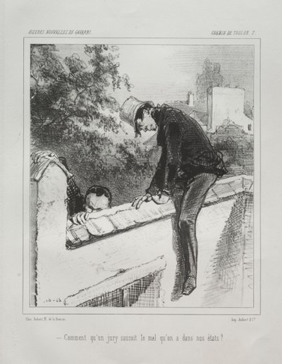 Chemin de Toulon von Paul Gavarni