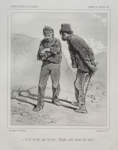 Chemin de Toulon von Paul Gavarni