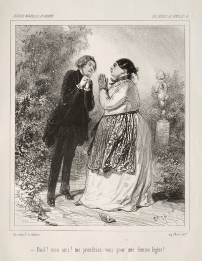 Des Mères de Famille! von Paul Gavarni