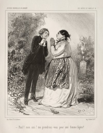 Des Mères de Famille! von Paul Gavarni